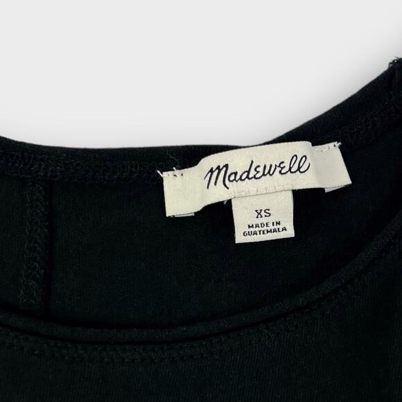 Madewell Softfade Cotton Cover-Up Tank Dress Black Size XS - Picture 4 of 7